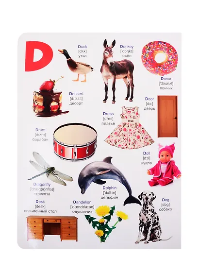 книги на картоне МАКСИ 235х310  7 разворотов. Английский алфавит - фото 4