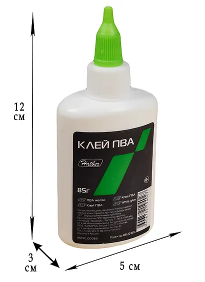 Клей ПВА, 85г, Hatber - фото 3