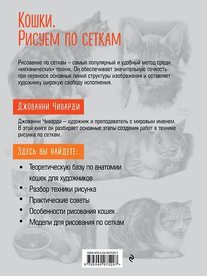 Кошки. Рисуем по сеткам - фото 2