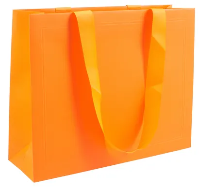 Пакет А4 28*35*11 "Neon. Orange" - фото 1