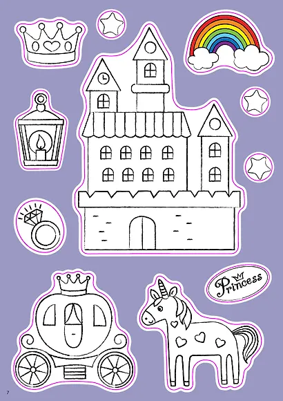 Активити-наклейки для девочек - фото 7