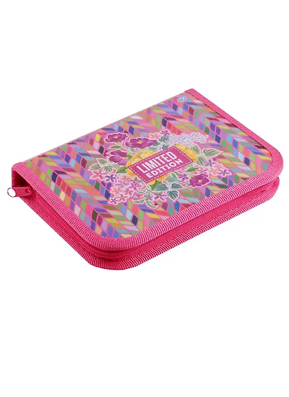 Пенал 1отд. "Букетик" 190*130, молния, лам.картон - фото 1