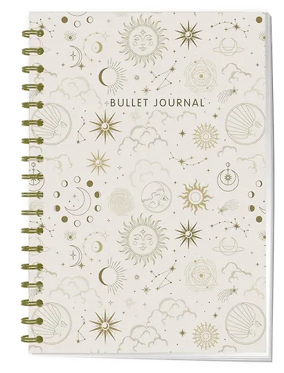Книга для записей А5 120стр тчк. "Bullet Journal (эзотерический светлый)" - фото 2