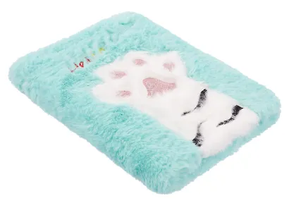 Книга для записей А5 96л лин. "Лапка" с мехом, ассорти - фото 2