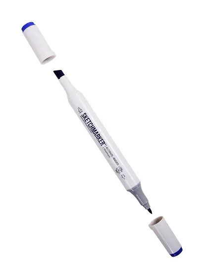 Маркер Sketchmarker двухсторонний на спирт.основе цв.B100 Королевский синий - фото 3