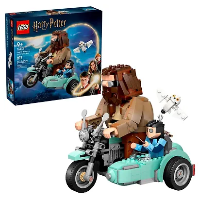 LEGO Harry Potter: Поездка Хагрида и Гарри на мотоцикле, 617 деталей (76443) - фото 1