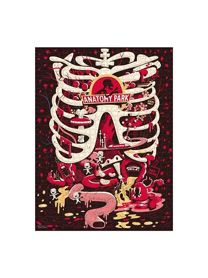 Пазл Rick&Morty/Рик и Морти Анатомия, 1000 деталей - фото 3