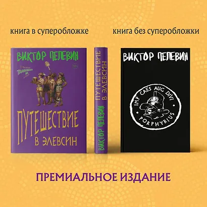 Набор: Виктор Пелевин "Путешествие в Элевсин", футболка и открытка - фото 6