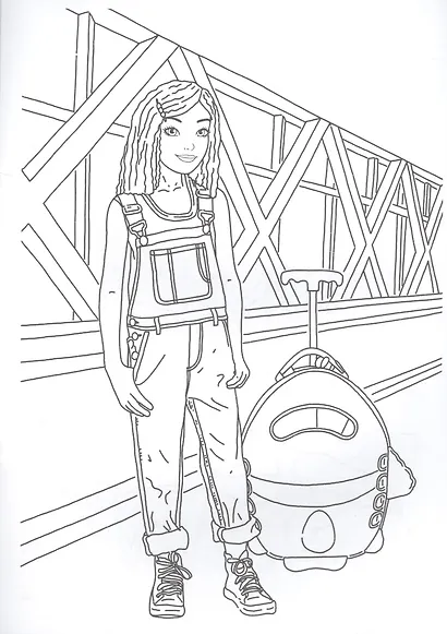 Катя. Мастерская красоты. Раскраска - фото 4