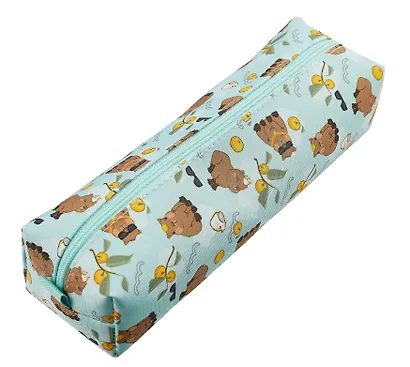 Пенал-косметичка "Реально крутой Капибара", на молнии мягкий - фото 3