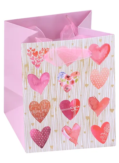 Пакет А6 14*11*6 "Счастье" жен. - фото 1