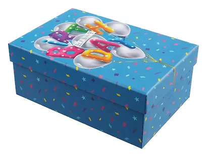Коробка подарочная "Birthday" 21*14*8,5см, картон - фото 1