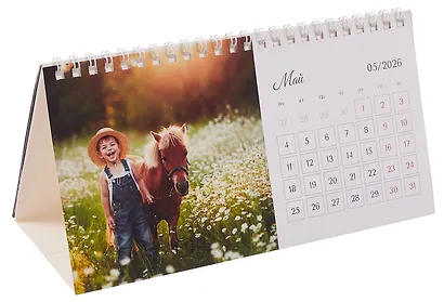 Календарь 2026г 210*120 "Лошади и дети" настольный, домик - фото 3