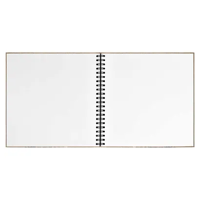 Скетчбук 195*195 48л "ЗАБАВНЫЕ ЖИВОТНЫЕ" тв.переплёт, гребень, бел.офсет, крафт-бумага, серый офсет - фото 4