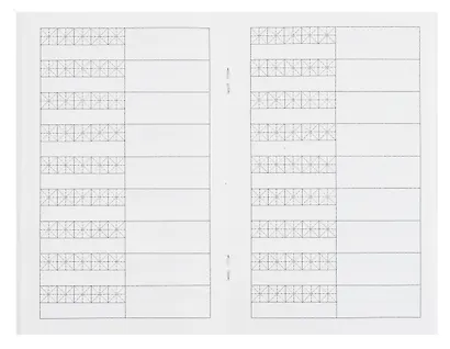 Тетрадь для записи иероглифов А6 32л "Инь и ян" клетка - фото 2