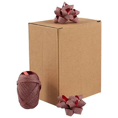 Набор для упаковки «Напыление бордо», 2 банта, лента - фото 2