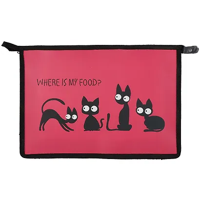 Папка для тетрадей А4 "КОТЫ" 33*23*5см пластик, молния - фото 1