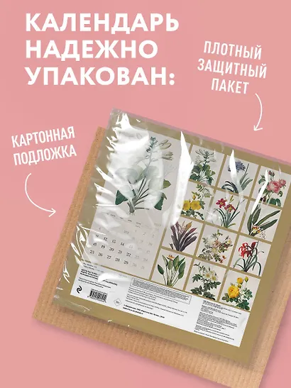 Цветы Пьера-Жозефа Редуте. Ботаническая классика. Календарь настенный на 2027 год (300х300 мм) - фото 7