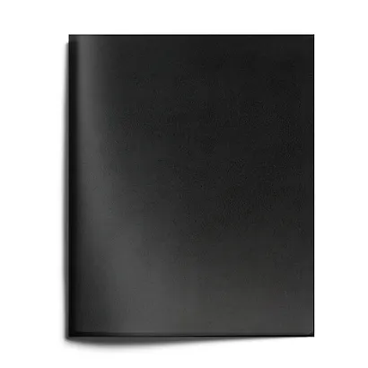 Тетрадь в клетку Listoff, "Черный бумвинил", 48 листов - фото 1