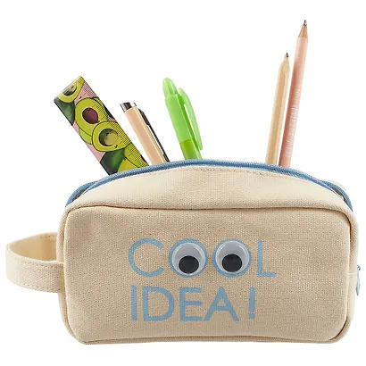 Сумочка на молнии Слоганы с бегающими глазками (19,5х10) (ПВХ бокс) - фото 3