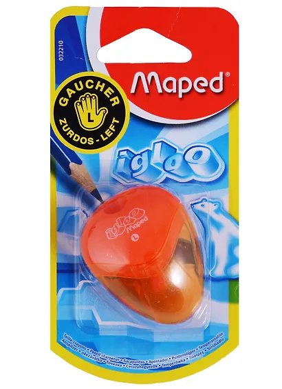 Точилка «I—Gloo», 1 отверстие, пластик, Maped, для левшей, с контейнером - фото 5