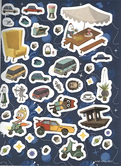 Развивающая книжка с многоразовыми наклейками и постером. Лекс и Плу - фото 2