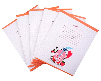 Тетрадь в клетку Listoff, "Вкусняшки", 24 листа, в ассортименте - фото 2