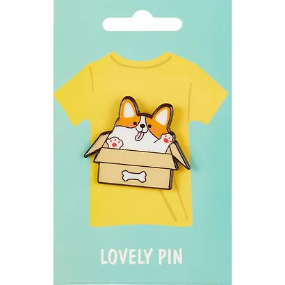 Значок Корги (акрил) - фото 1