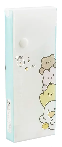 Пенал корпусный "Little animals" на кнопке, ассорти - фото 9