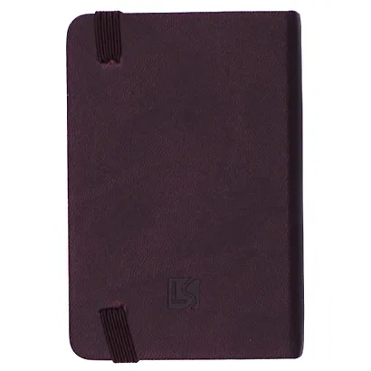 Записная книжка А7 80л лин. "Joy Book. Брауни" иск.кожа, тонир.блок, скругл.углы, ляссе, резинка, карман на задн.форзаце - фото 2