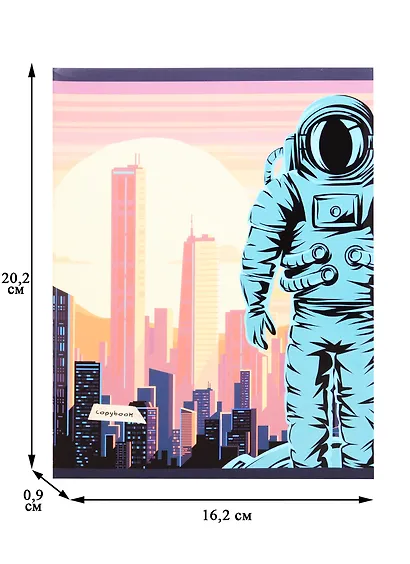 Тетрадь в клетку Listoff, "Поп-Арт", 96 листов, в ассортименте - фото 2