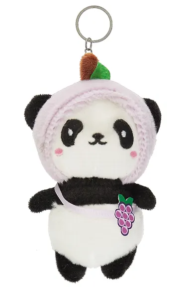 Брелок Панда Кигуруми (фрукты) (текстиль) (13 см) (12-00702-003) - фото 2