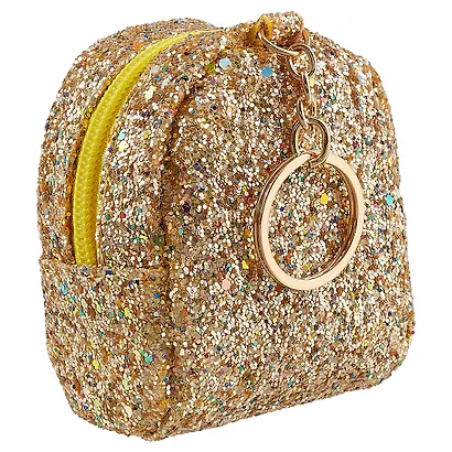 Сумочка-рюкзачок на молнии с блестками Единорог (10см) (ПВХ бокс) - фото 2