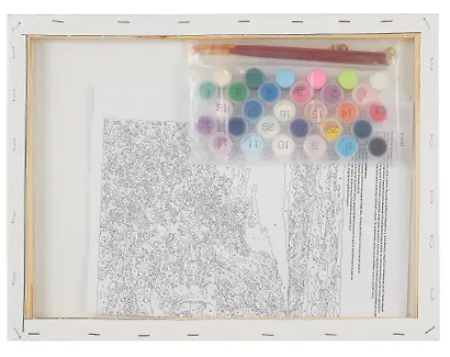 Холст с красками по номерам "Цветущий Санторини", 30 х 40 см - фото 4