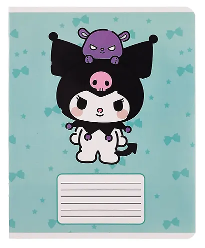 Тетрадь 18 листов, линейка, "Kuromi-2", в ассортименте - фото 1