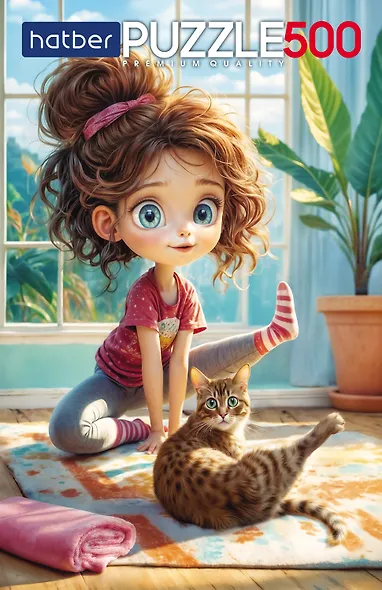 Пазл Hatber "Веселая гимнастика" "Premium", 500 элементов - фото 2