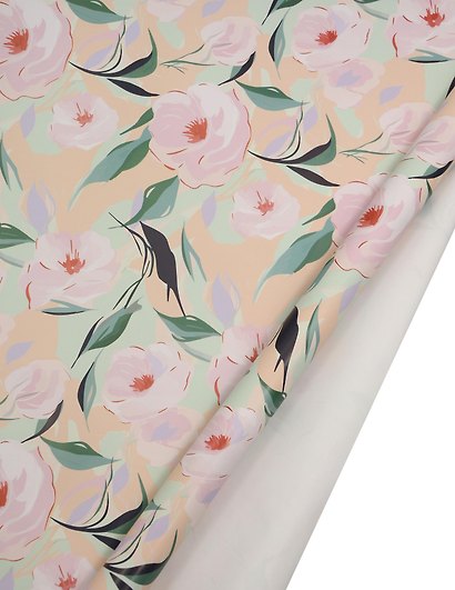 Бумага упаковочная 70*100см "Floral mood" глянц., инд.уп., ассорти - фото 4