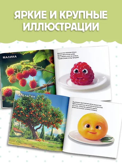 Милые овощи и фрукты. Первая книжка малыша - фото 7