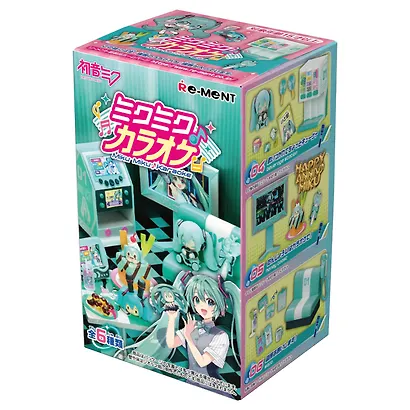 Набор миниатюр Re-ment Хацуне Мику HATSUNE MIKU Karaoke, в ассортименте (69611) - фото 9