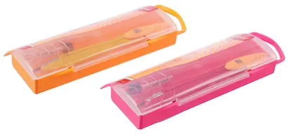 Циркуль школьный 120мм " NEON STUDY", с запасн.грифелем, металлический, ассорти, пластик.футляр, подвес, Maped - фото 2