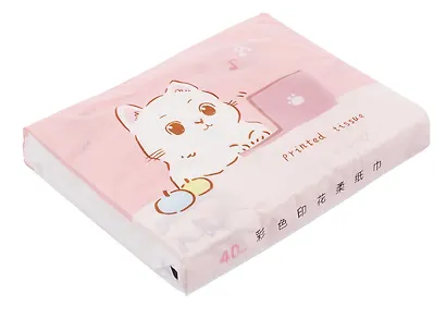 Салфетки бумажные Kawaii Котик, 40 штук, 19х12 мм - фото 5