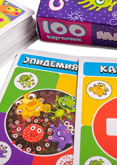 Игра настольная Дрофа - Медиа Карточные игры. Микробусы - фото 2
