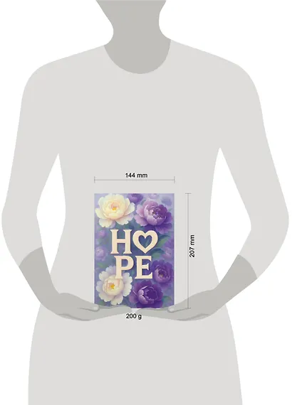 Ежедневник недат. А5 72л "HOPE" - фото 6