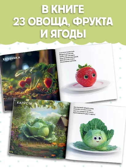 Милые овощи и фрукты. Первая книжка малыша - фото 5