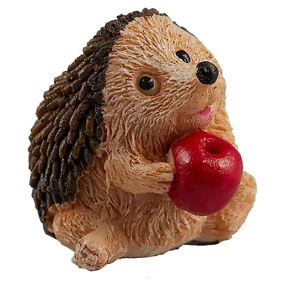 Фигурка Ёжик коричневый (полистоун) (4х5) (12-06721-CW003) - фото 1