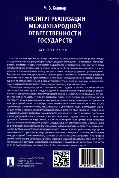Институт реализации международной ответственности государств. Монография - фото 2
