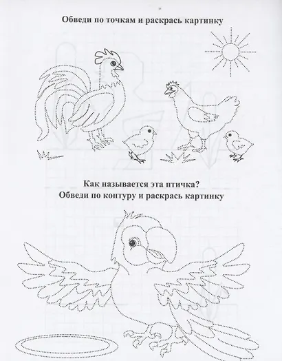 Рисовалочки. Обведи и повтори. Весёлые птички: занимательные задания для подготовки к письму. Для детей 5 лет - фото 3