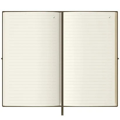 Ежедневник недат. А6 120л "Снейк" серо-коричневый, иск.кожа, тв.переплет, тиснение фольгой, офсет, ляссе - фото 2