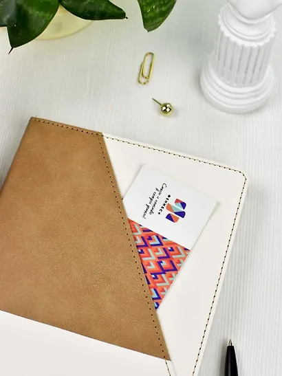 Ежедневник недат. А5 160л "Бакстер" коричневый, белый, кожзам, тв.переплет, карман, офсет, ляссе - фото 11