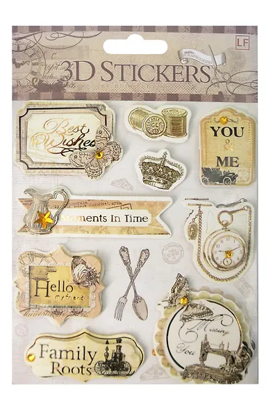 Набор д/творчества Набор 3D стикеров, LF-E - фото 1